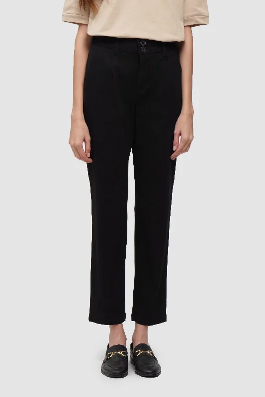 O.O.O. Stretch High Waist Trousers Trousers Bridal Satin