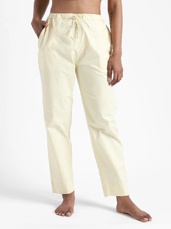 LivBio Women's Pants | Lemon Yellow | 100% Organic Cotton | Naturally Dyed Trousers | Slim Fit Trousers Bestseller Popular LivBio Women's Pants | Lemon Yellow | 100% Organic Cotton | Naturally Dyed Trousers | Slim Fit Trousers Bestseller Popular