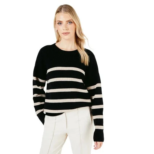 Principles Womens/Ladies Striped Oversized Jumper Machine Wash Dry Clean Hand Wash