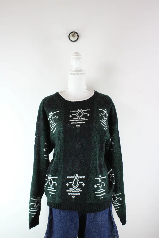Vintage Windridge Pullover (M) Hooded Pullover Sweater
