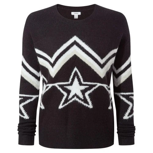 TOG24 Womens/Ladies Theresa Stars Knitted Jumper Stretchy Elastic Breathable