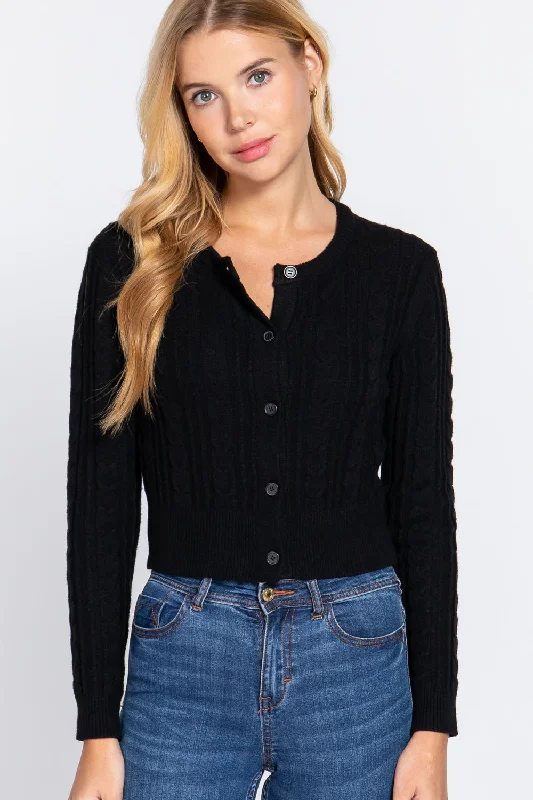Crew Neck Cable Sweater Cardigan Jersey Fabric Tulle Fabric Batik Fabric