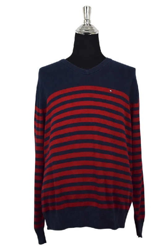 Tommy Hilfiger Brand Knitted Pullover Boxy Neck Sweater