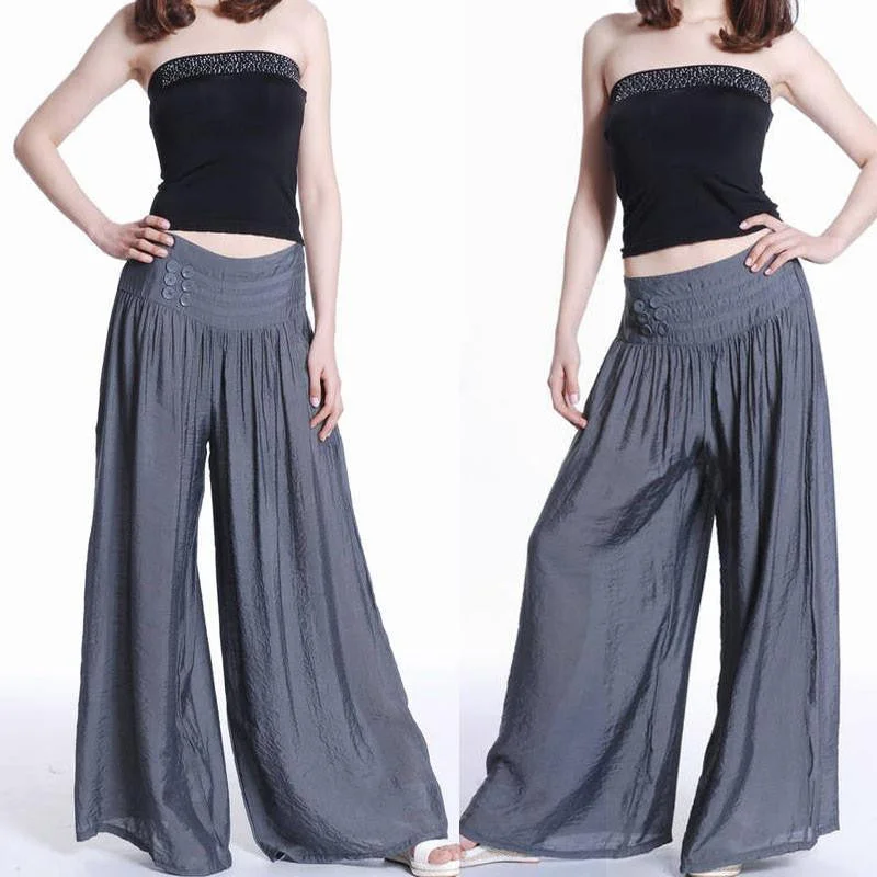 Women Loose Culottes Elastic Waist Dance Pant Sweat Pants Trouser Trousers luxurious high-end Women Loose Culottes Elastic Waist Dance Pant Sweat Pants Trouser Trousers luxurious high-end