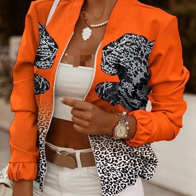 Fashion Women Zipper Bomber Jacket Casual Coat Plus Size M 028130579 V-Neck Jacket Boat Neck Jacket Square Neck Jacket Fashion Women Zipper Bomber Jacket Casual Coat Plus Size M 028130579 V-Neck Jacket Boat Neck Jacket Square Neck Jacket