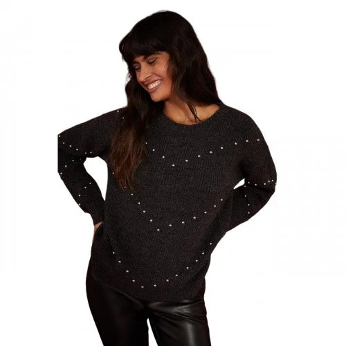 Dorothy Perkins Womens/Ladies Zig Zag Embellished Jumper Terry Terry Cloth Terry Knit
