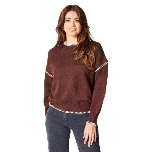Principles Womens/Ladies Whip Stitch Jumper Seamless Knitted Crochet