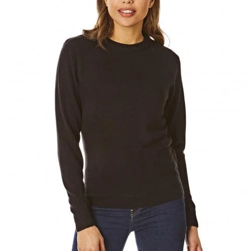 Light And Shade Womens/Ladies Soft Touch Crew Neck Jumper Knit Fabric Woven Fabric Fleece Fabric