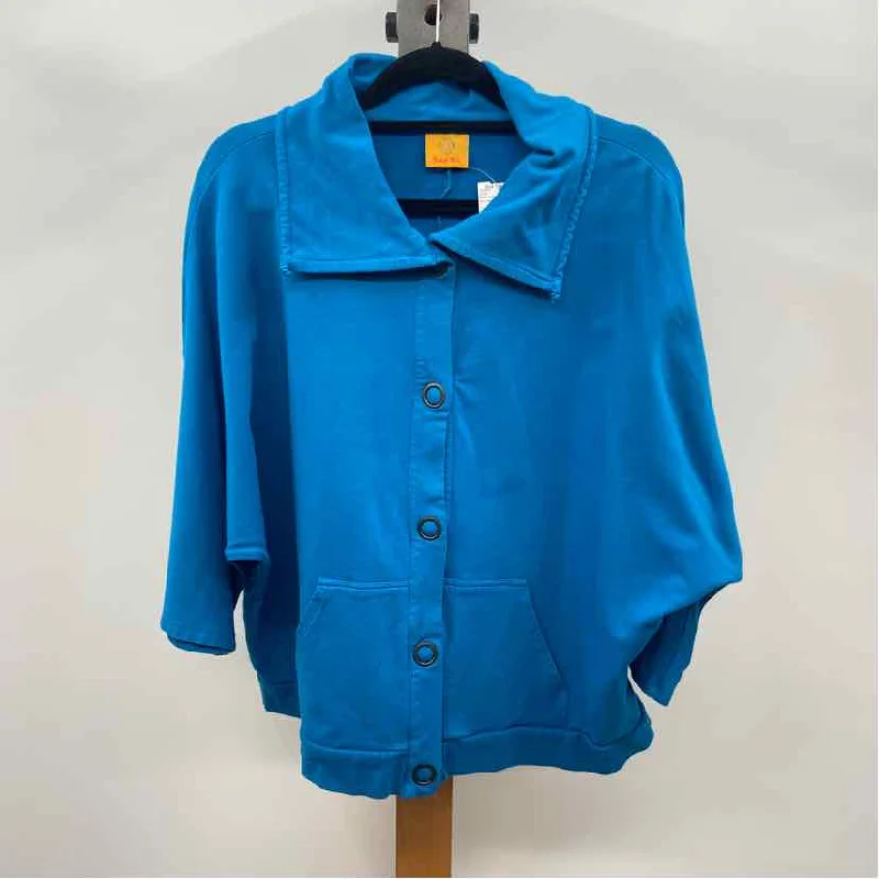Ruby Road Women's Size L Teal Solid Jacket Belted Jacket Elasticated Jacket Padded Jacket Ruby Road Women's Size L Teal Solid Jacket Belted Jacket Elasticated Jacket Padded Jacket
