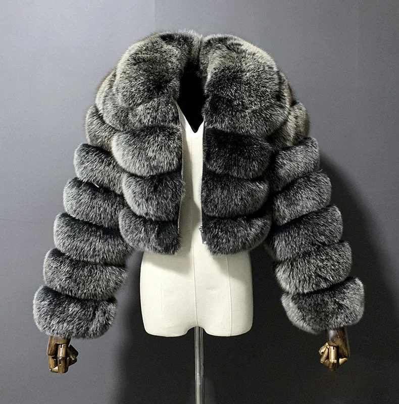 Ladies Fox Fur Imitation Coat Natural Fur Winter Thermal Fur Coat High-End Luxury Ladies Fox Fur Jacket Satin Jacket Silk Jacket Chiffon Jacket Ladies Fox Fur Imitation Coat Natural Fur Winter Thermal Fur Coat High-End Luxury Ladies Fox Fur Jacket Satin Jacket Silk Jacket Chiffon Jacket