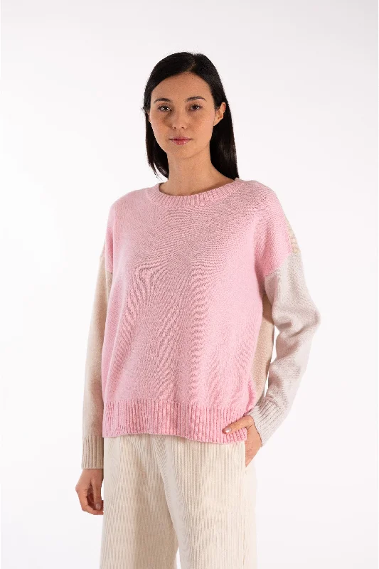 JEFF Pink Jumper Tailored Straight A-Line