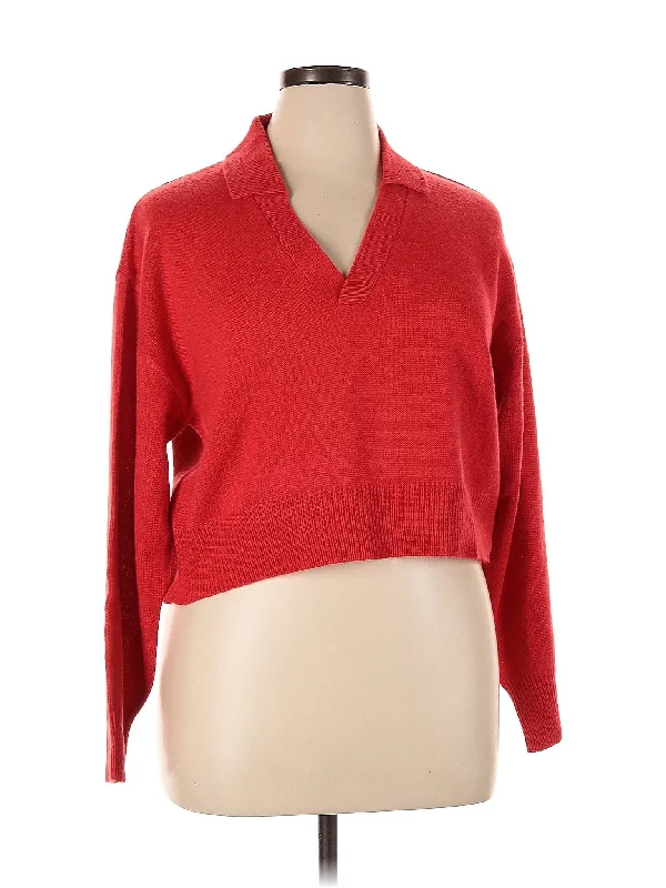 Pullover Sweater Peter Pan Collar