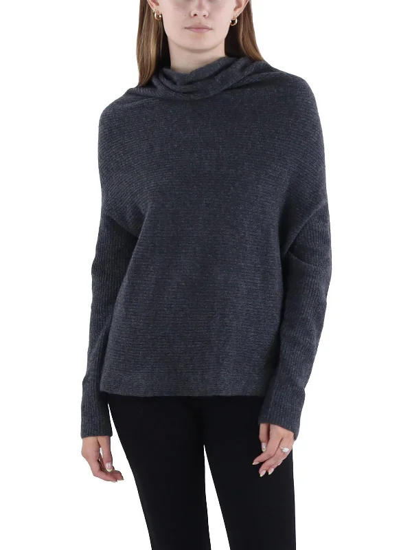 Womens Cashmere Turtleneck Pullover Sweater Angora Wool Cozy