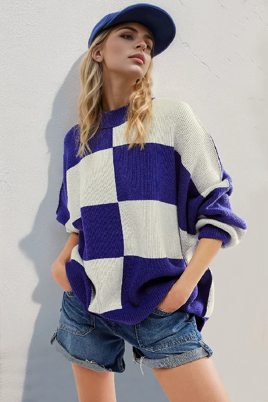 Hazel Blues® | Double Take Slit Color Block Mock Neck Batwing Sleeve Sweater Chenille Fabric Brocade Fabric Lace Fabric Hazel Blues® | Double Take Slit Color Block Mock Neck Batwing Sleeve Sweater Chenille Fabric Brocade Fabric Lace Fabric