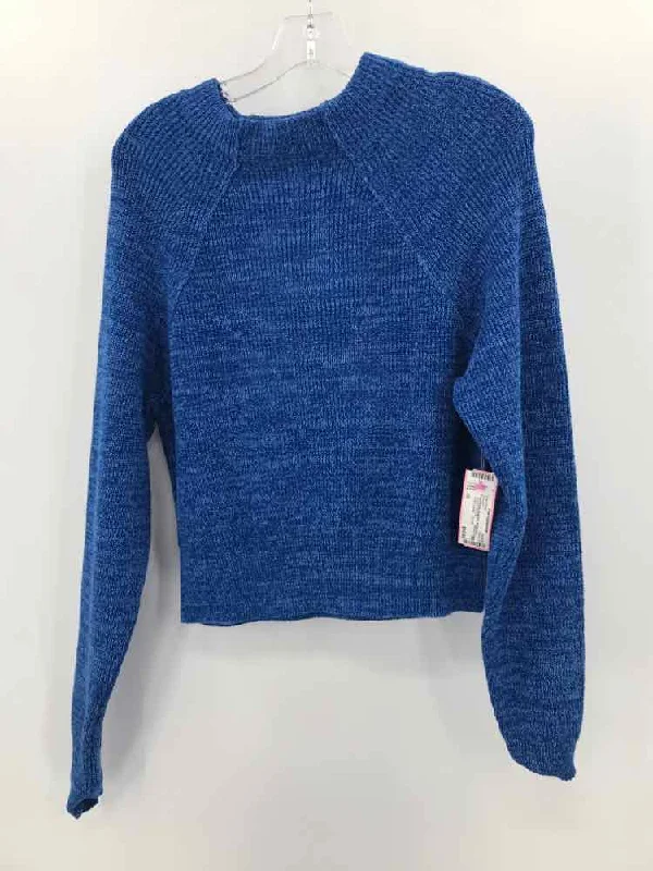 Pre-Owned Free People Blue Size XS Sweater Welt Pockets Slit Pockets Flap Pockets