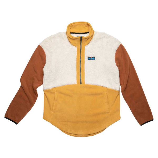 Women's Kavu | Timber Lane Zip Pullover | Trail Mix Deep Neck Pullover