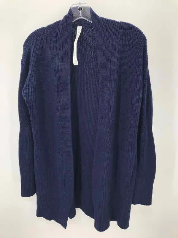 Pre-Owned Lululemon Blue Size XS/S Cardigan Sweater Thin Thick Dense