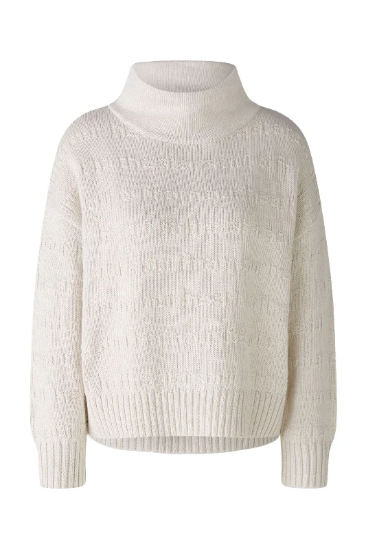 OUI CREAM JUMPER Elegant Classic Vintage