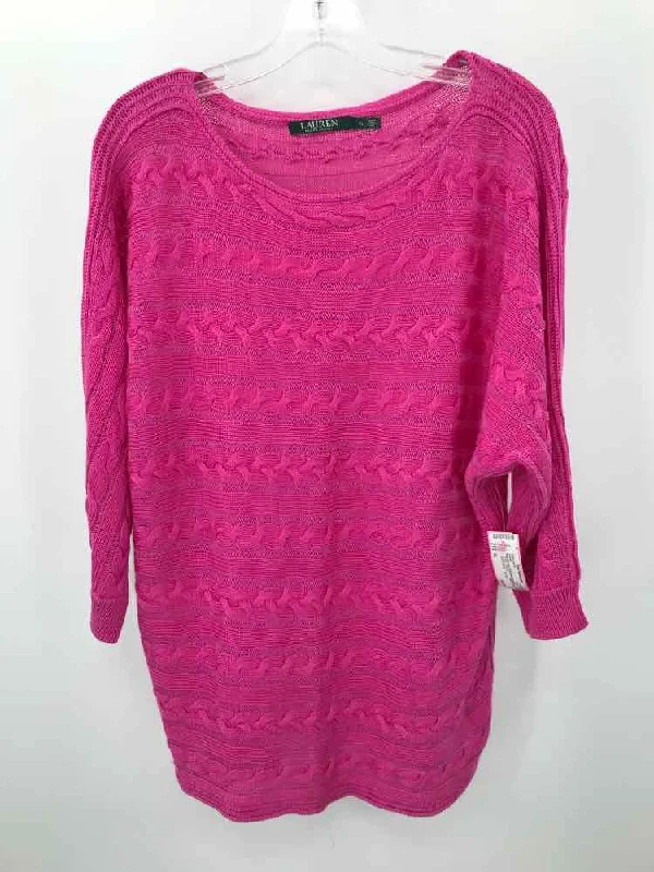 Pre-Owned Ralph Lauren Pink Size XL Sweater Terry Terry Cloth Terry Knit