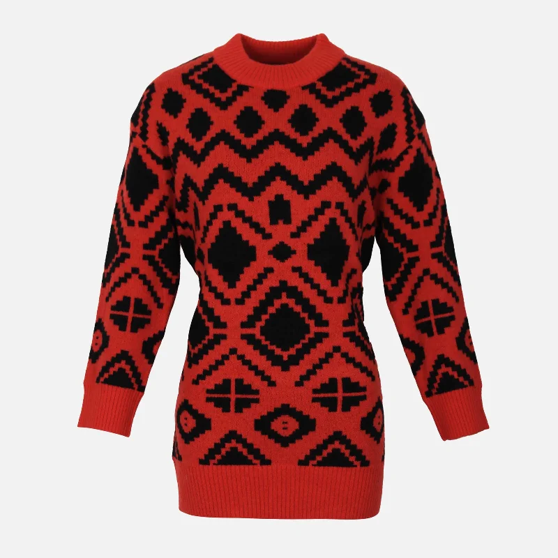 LADIES FASHION SWEATER Chenille Brocade Lace