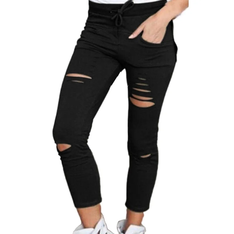 Women Fashion Denim Skinny Cut Pencil Pants High Waist Stretch Jeans Trousers Cotton Drawstring Slim Leggings Rk Trousers Office Stylish Women Fashion Denim Skinny Cut Pencil Pants High Waist Stretch Jeans Trousers Cotton Drawstring Slim Leggings Rk Trousers Office Stylish