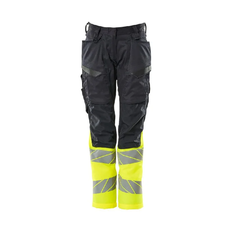 Mascot Hi-Vis Kneepad Trousers With Stretch 19678-236 - Womens, Accelerate Safe, Diamond Fit Trousers chic fashionable Mascot Hi-Vis Kneepad Trousers With Stretch 19678-236 - Womens, Accelerate Safe, Diamond Fit Trousers chic fashionable