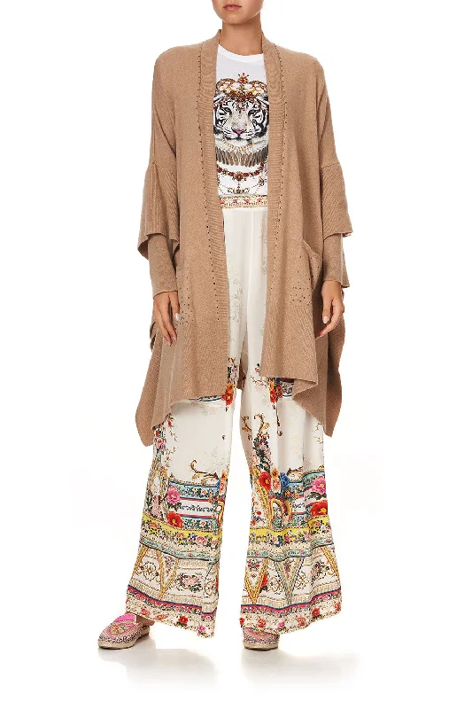 OVERSIZED PATCH POCKET CARDIGAN LE PALAIS DU ZAHIR Beaded Cardigan Sequined Faux Fur OVERSIZED PATCH POCKET CARDIGAN LE PALAIS DU ZAHIR Beaded Cardigan Sequined Faux Fur
