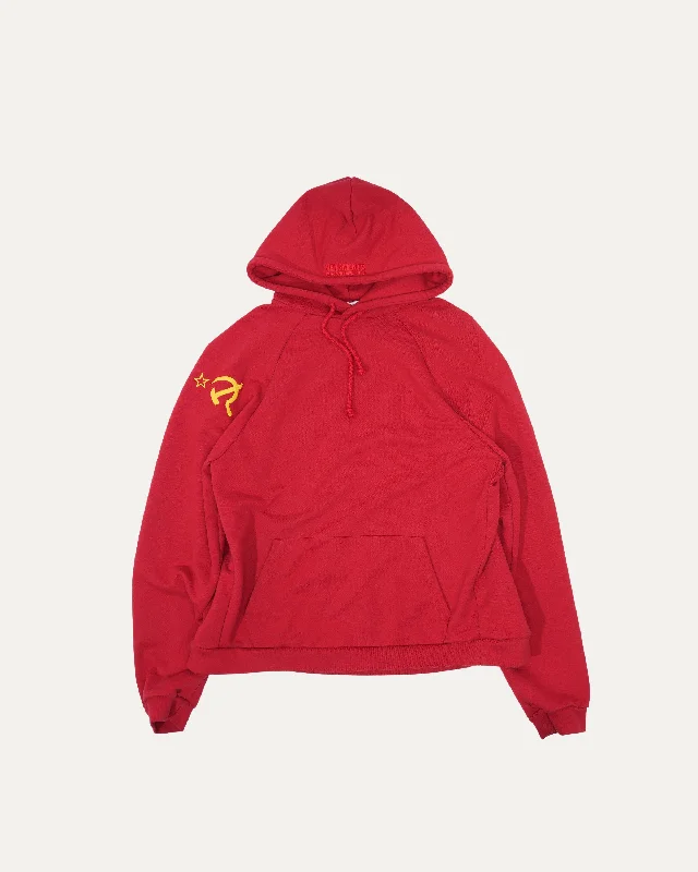 FW17 SV Moscow Oversized USSR Hoodie (1 of 50) Hoodie with Tied Waist Feminine Flattering