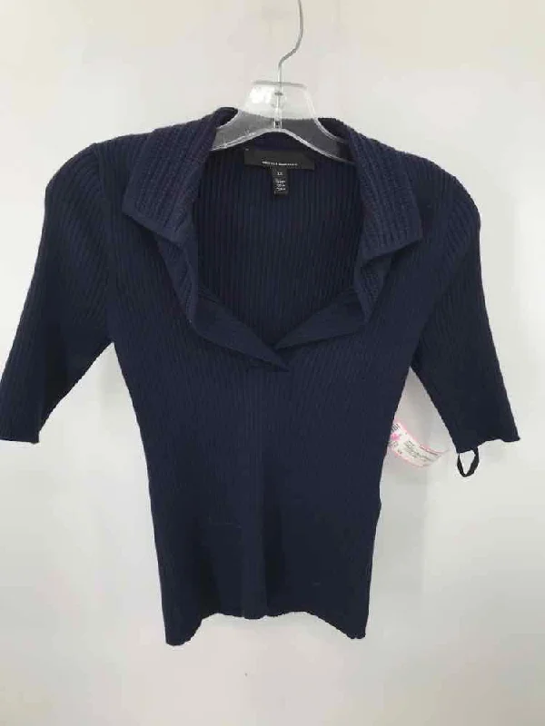 Pre-Owned WHBM Navy Size XS Sweater Knit Fabric Woven Fabric Fleece Fabric