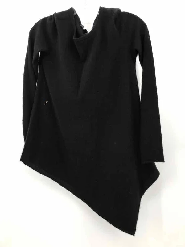 Pre-Owned Saks Fifth Avenue Black Size XS Cashmere Sweater Graphic Sweater Embroidered Appliqued