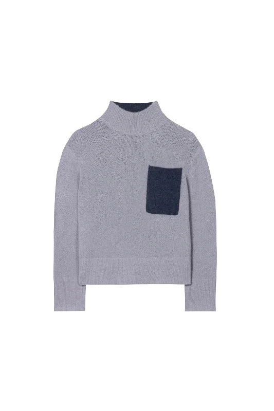 LUISA CERANO Grey Jumper Wool Sweater Cotton Sweater Cashmere Sweater