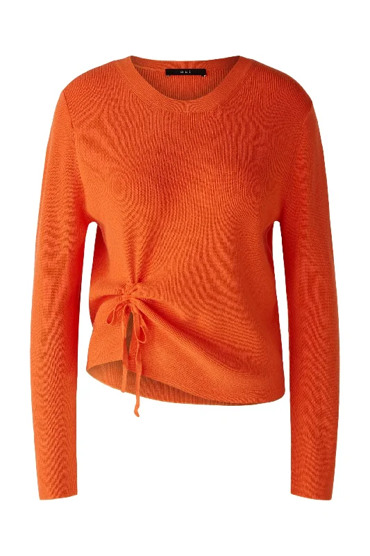 OUI ORANGE JUMPER Bright Pastel Dark