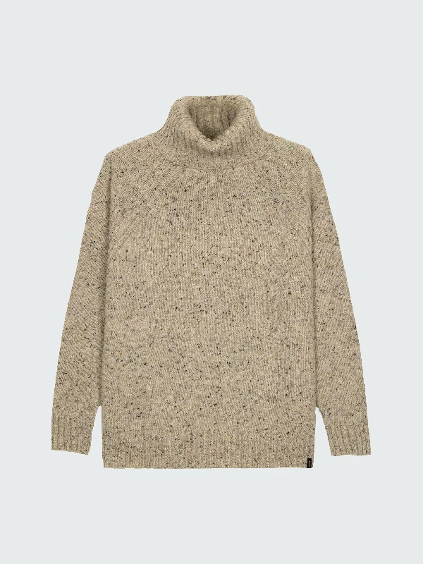 Women's Farne Roll Neck Knit Jumper Casual Formal Business