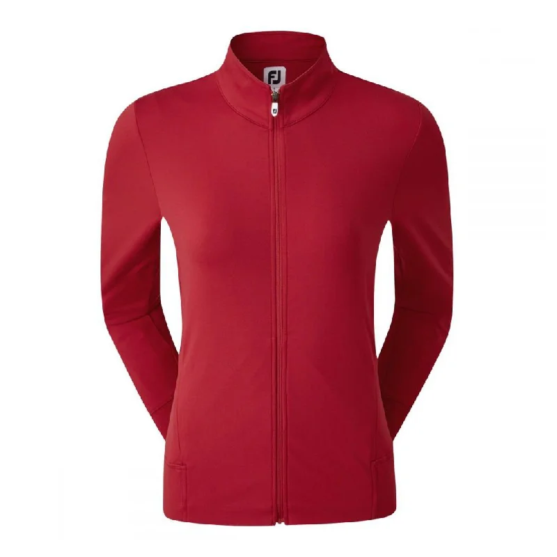 FootJoy Ladies Full-Zip Knit Midlayer Pullover 96332 High Neck Pullover