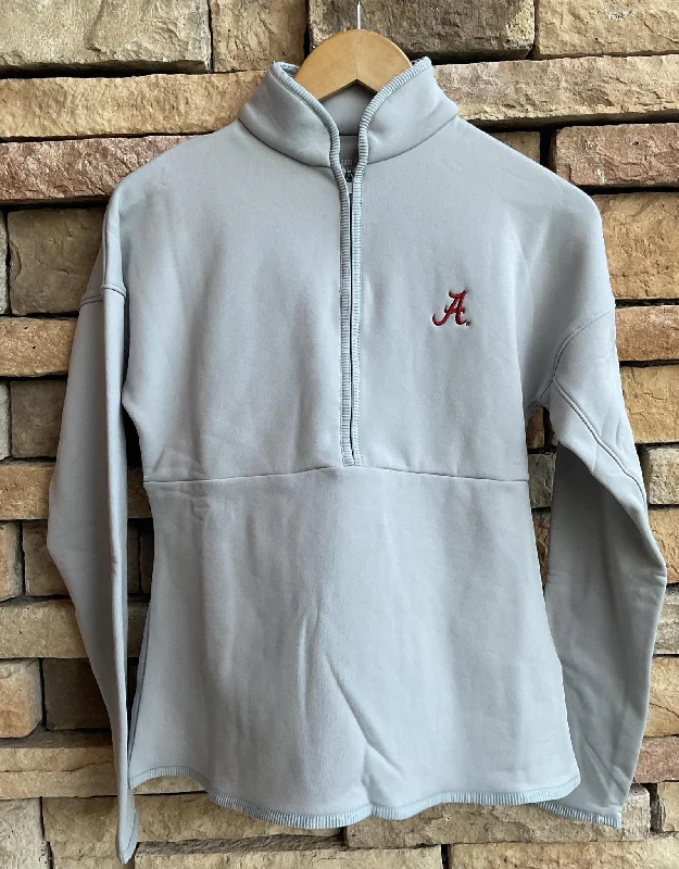 Columbia Alabama Omni-Wick Go for It Pullover Womens Cool Grey Bateau Neck Pullover