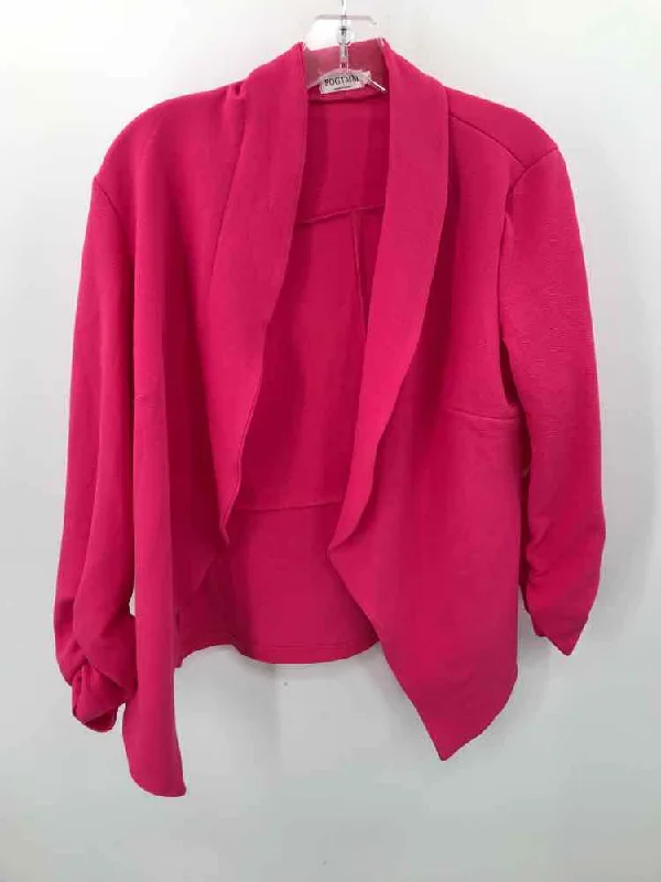 Pre-Owned POGTMM Pink Size Large Sweater Satin Blend Silk Blend Wool Blend