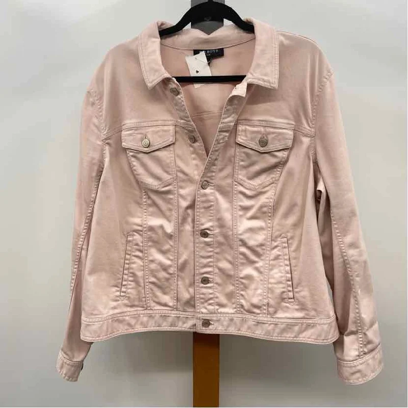 Talbots Women's Size 2X Blush Solid Jacket Corduroy Jacket Velvet Jacket Brocade Jacket Talbots Women's Size 2X Blush Solid Jacket Corduroy Jacket Velvet Jacket Brocade Jacket