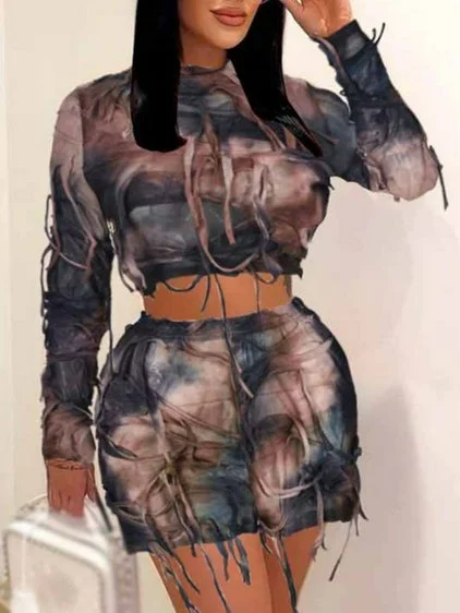 Sexy Earthtone Tassel Tie Dye 2pc Cropped Jacket One-Shoulder Jacket Off-the-Shoulder Jacket Asymmetrical Jacket Sexy Earthtone Tassel Tie Dye 2pc Cropped Jacket One-Shoulder Jacket Off-the-Shoulder Jacket Asymmetrical Jacket