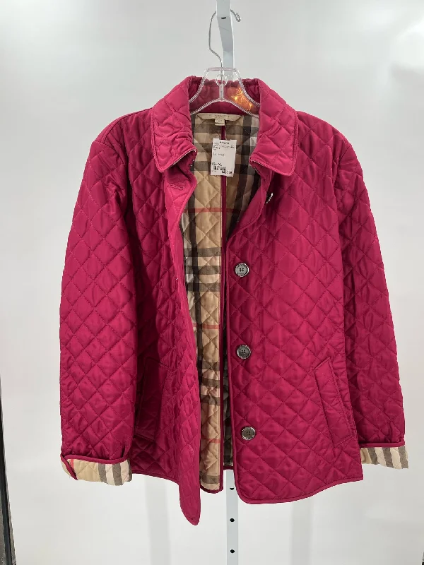 Burberry Size XL Jackets OUTDOOR (Pre-owned) Zippered Front Buttoned Front Snap Front Burberry Size XL Jackets OUTDOOR (Pre-owned) Zippered Front Buttoned Front Snap Front