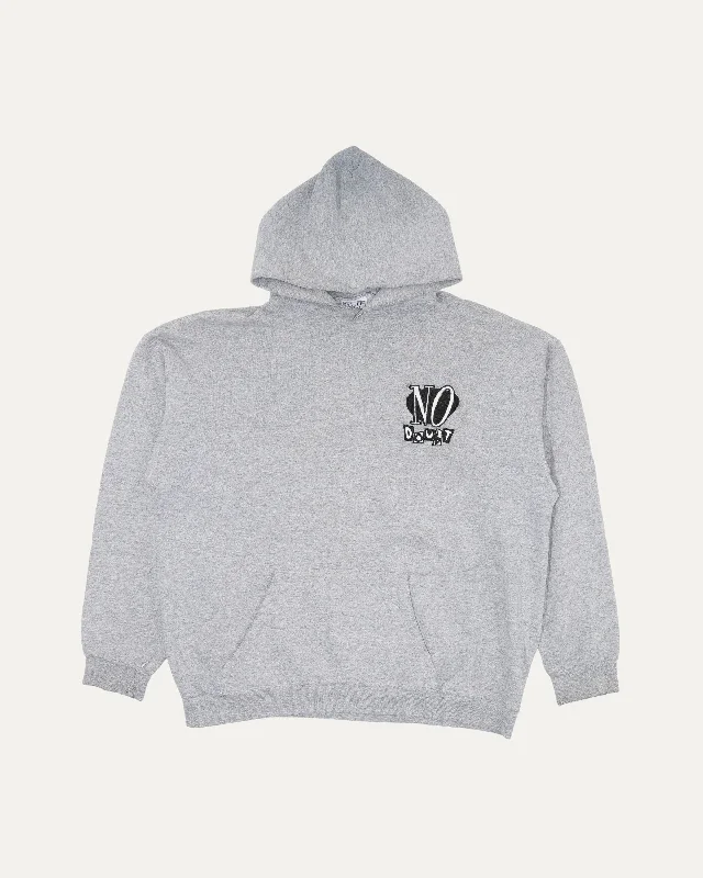 No Doubt Embroidered Hoodie Hoodie with Full-Zip Functional Layering