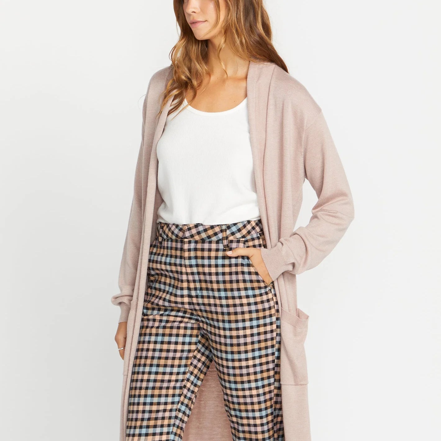 Volcom Women's Lived In Lounge Midi Throw Cardigan 2024 Jersey Fabric Tulle Fabric Batik Fabric Volcom Women's Lived In Lounge Midi Throw Cardigan 2024 Jersey Fabric Tulle Fabric Batik Fabric