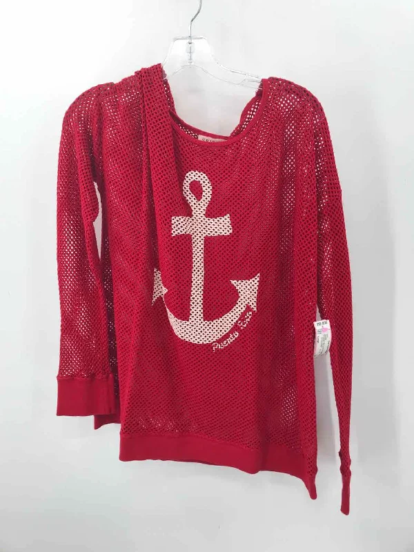 Pre-Owned Spirit Red Size Large Sweater Oversized Loose Flowy