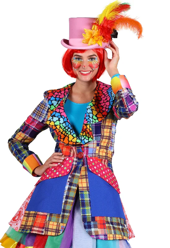 Deluxe Clown Carnival Jacket Ladies V-Neck Jacket Boat Neck Jacket Square Neck Jacket Deluxe Clown Carnival Jacket Ladies V-Neck Jacket Boat Neck Jacket Square Neck Jacket