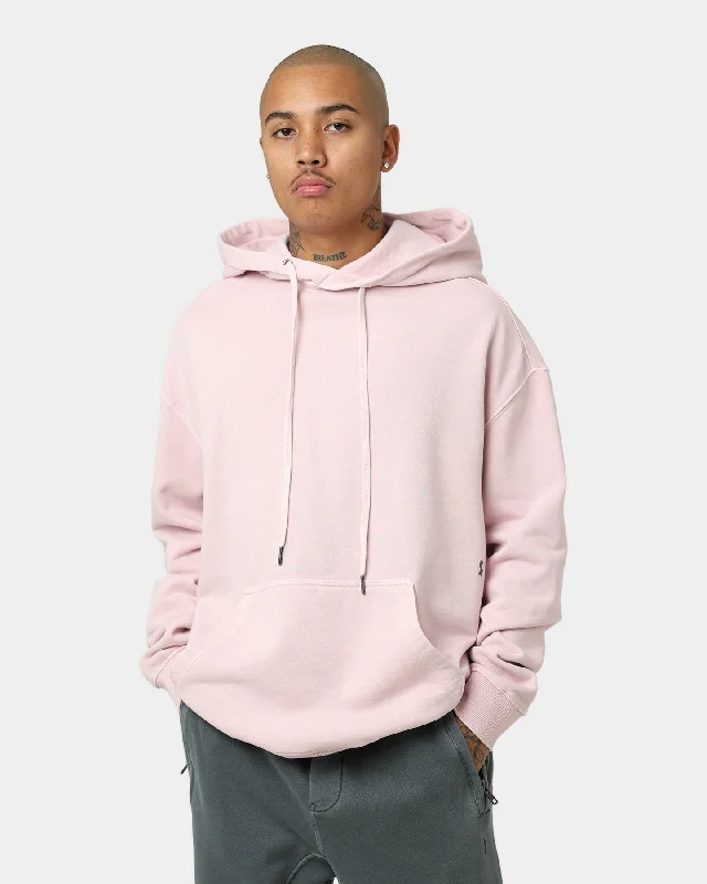 KSUBI 4 X 4 Biggie Hoodie Pink Hoodie with Patch Decorative Personalized