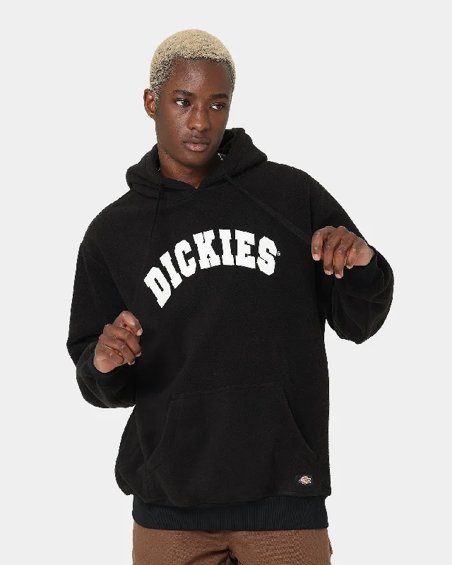 Dickies Princeton Hoodie Black Hoodie with Hem Detail Decorative Unique