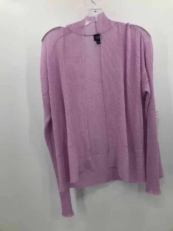 Pre-Owned Eileen Fisher Purple Size Large Sweater Fleece Fabric Down Fabric Feather Fabric