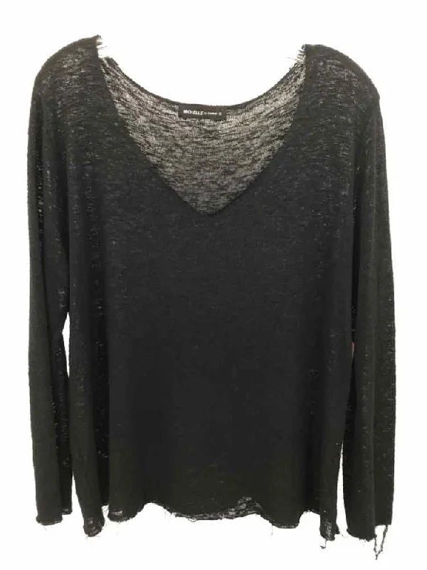 Pre-Owned Michelle by Comune Black Size Large Sweater Wool Sweater Cotton Sweater Cashmere Sweater