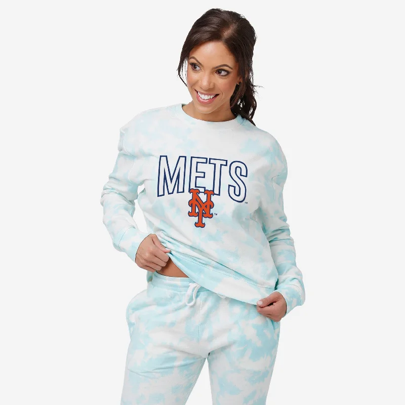 New York Mets Womens Cloud Coverage Sweater Handmade Hand-knitted Hand-woven