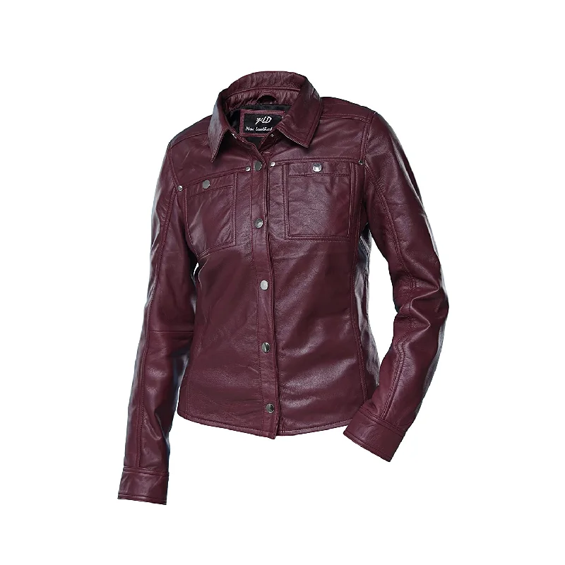 Women's Burgandy Shirt Style Leather Jacket Denim Jacket Leather Jacket Suede Jacket Women's Burgandy Shirt Style Leather Jacket Denim Jacket Leather Jacket Suede Jacket
