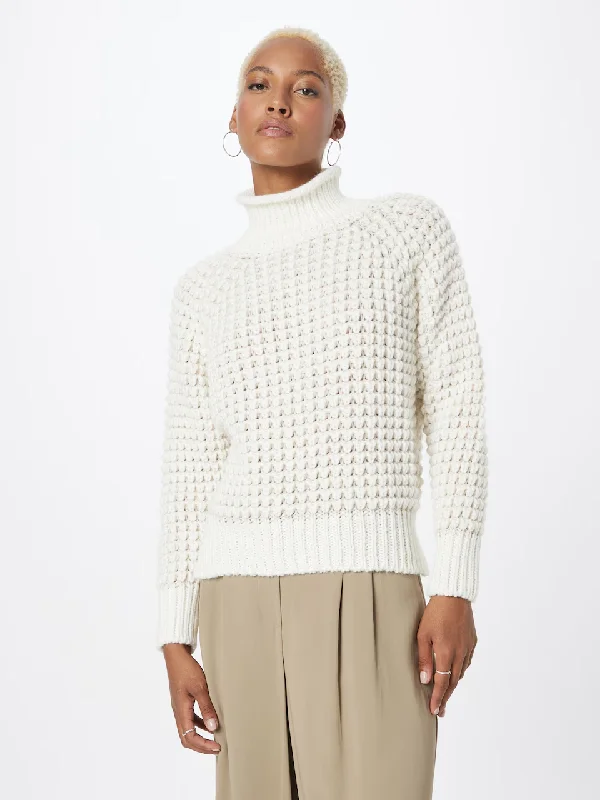 H Off White Knitted Jumper Velvet Chenille Corduroy